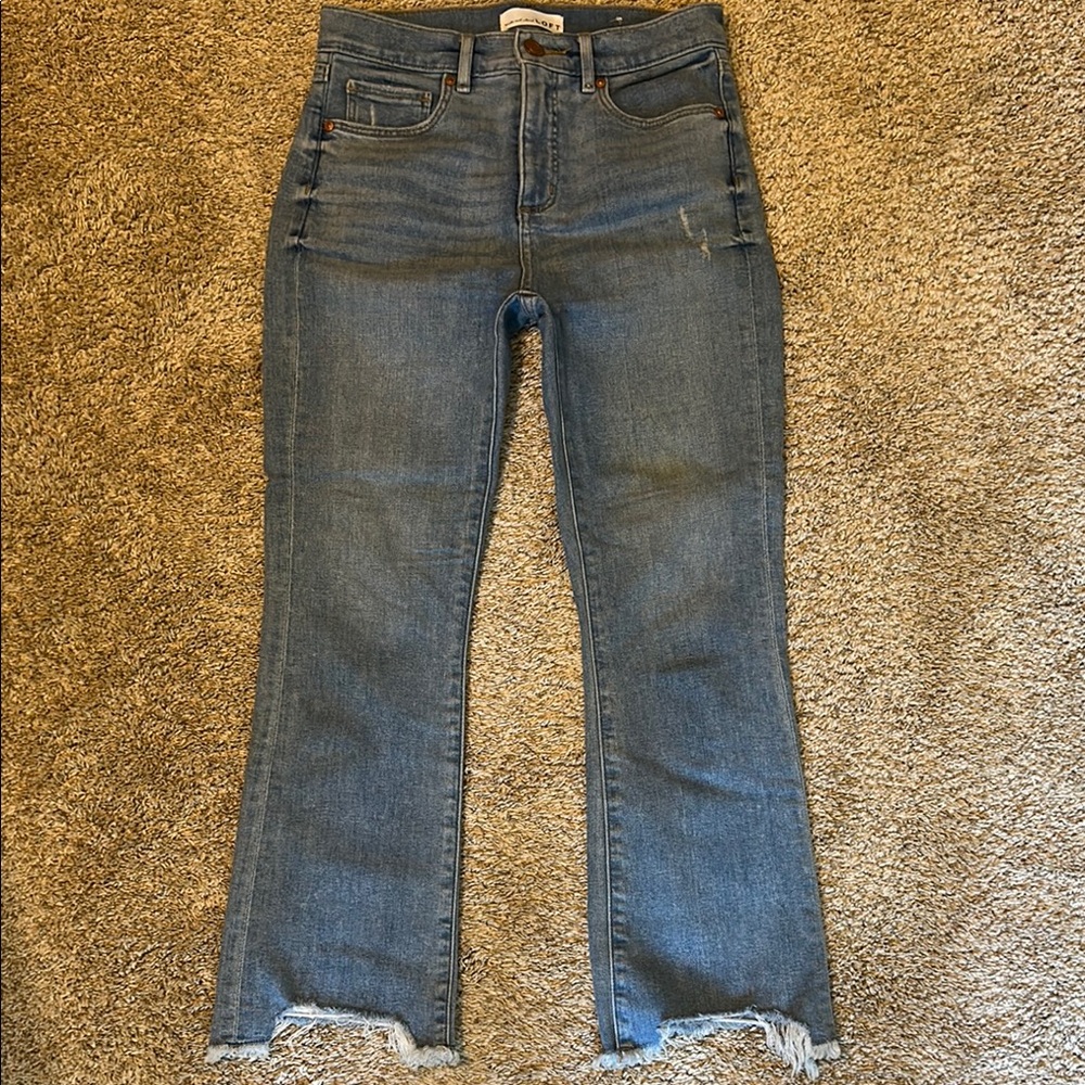 LOFT Women's Straight Leg Blue Jeans 26/2